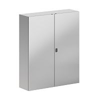 Корпус навесной STH с М/П двухдверный из нержавеющей cтали AISI304 ВxШxГ 1200x1000x300 мм, с фланцем, IP55 | код R5STH1213F-304 | DKC