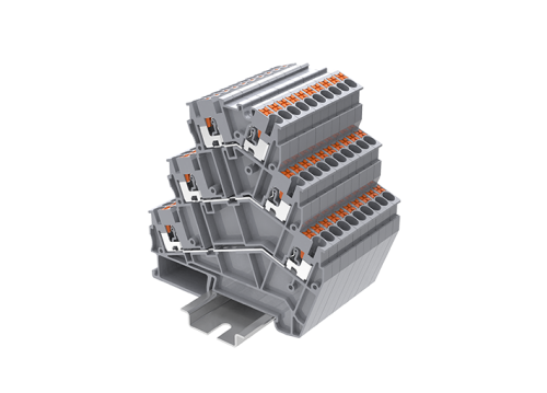 TPTS2.5-2-OG Клемма TP проходная 3-уровневая угловая, Push-in, сеч.2.5мм2, оранж., шт | код TPTS2.5-2-OG | SUPU TPTS2.5-2-OG Клемма TP проходная 3-уровневая угловая, Push-in, сеч.2.5мм2, оранж., шт | код TPTS2.5-2-OG | SUPU