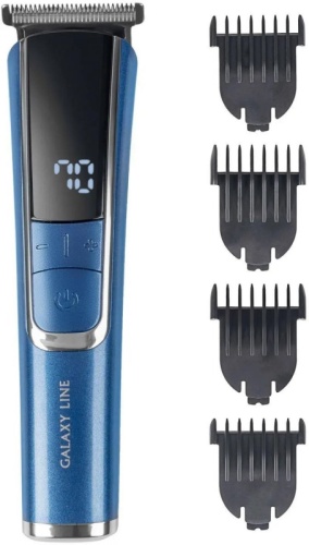 Машинка для стрижки Galaxy Line GL 4171 синий 5Вт (насадок в компл:4шт) | код 1793417 | GALAXY LINE Машинка для стрижки Galaxy Line GL 4171 синий 5Вт (насадок в компл:4шт) | код 1793417 | GALAXY LINE
