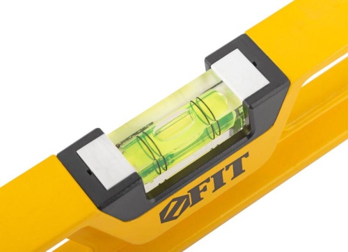 Уровень ''Контур'', 2 глазка, литой усиленный профиль, фрезерованная рабочая грань, 0,5 мм/м, 600 мм | код 18595 | FIT фото 8