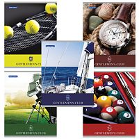 Тетрадь А5, 48 л., BRAUBERG ЭКО, клетка, обложка картон, КЛУБ ДЖЕНТЕЛЬМЕНОВ, 401835 | код 401835 | BRAUBERG