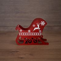 Деревянная фигурка Сани 11,5х7,5х9,5 см | код 504-003 | NEON-NIGHT