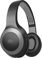 Гарнитура накладные Digma BT-15 черный/серый беспроводные bluetooth оголовье (BT-15BG) | код 1892664 | DIGMA
