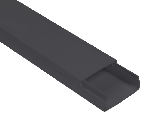 Кабель-канал магистральный 40х16 ЭЛЕКОР черный (30м) | код EL-KK10-040-016-1-K02 | IEK Кабель-канал магистральный 40х16 ЭЛЕКОР черный (30м) | код EL-KK10-040-016-1-K02 | IEK