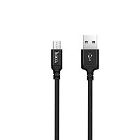 Кабель USB 2.0 hoco X14, AM/microBM, черный, 2м | код 6957531062905 | Hoco