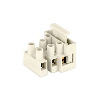 Клемма с держателем плавких вставок (6 х 30) 6,3A 2пол. под жилы сечением 2.5/4кв.мм | код 1332 | DKC