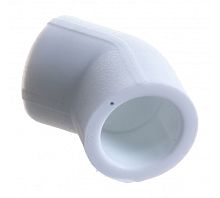 Уголок 45 град. 20 мм полипропиленовый PPR белый (10107020) | код 00000008698 | Valfex
