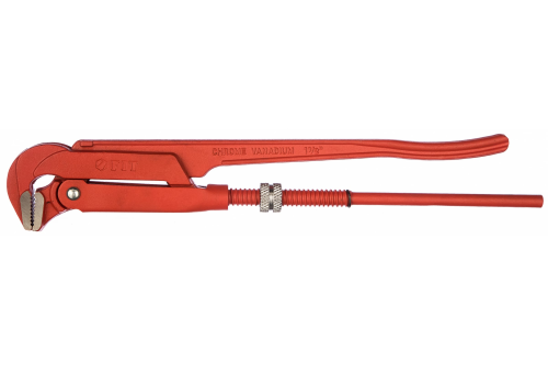 Ключ трубный газовый CrV Профи 90 гр (тип L) 1.5'' | код 70445 | FIT Ключ трубный газовый CrV Профи 90 гр (тип L) 1.5'' | код 70445 | FIT