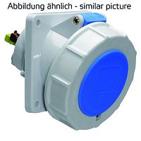 Розетка встраиваемая наклонная 32А 3Р(2P+РE) 230в 6h IP67 Bals 1278 1278 | код 1278 | Bals