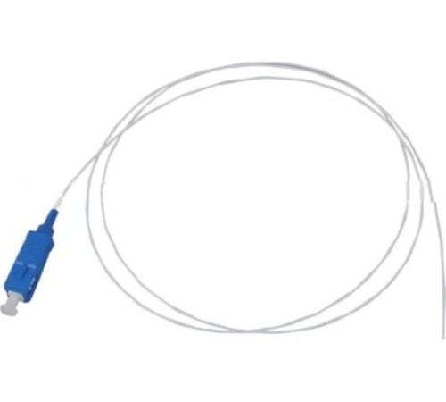 Пигтейл NM SC/UPC, SM G.652D, 0.9 мм, белый, 1.5 м | код NM-PIG-SC/SU-1.5 | NEWMAX