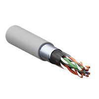 Кабель витая пара TERACOM PRO CAT.6 F/UTP 4 пары solid 23AWG оболочка PVC цвет серый (упак. 305м) | код TRP-6FTP-04PVC-GY-IN3 | EKF