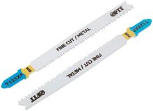 Полотна по алюминию и цвет.мет, HSS, фрезерованные зубья, 100/74 мм, переменный шаг (T123XF), 2 шт. | код 40929 | FIT