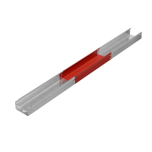 Лоток листовой неперфорированный 150х80 L3000 сталь 1.2мм "БЫСТРЫЙ МОНТАЖ ПЛЮС" LNplus80-150-1.2-3000 оцинк. КМ PL0337 фото 3