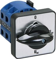 Переключатель кулачковый ПКП10-44/O 10А "Uc-O-Ua-Ub" 4Р/400В | код BCS14-010-4 | IEK