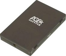 Внешний корпус для HDD/SSD AgeStar SUBCP1 SATA USB2.0 пластик черный 2.5 | код 391075 | AgeStar