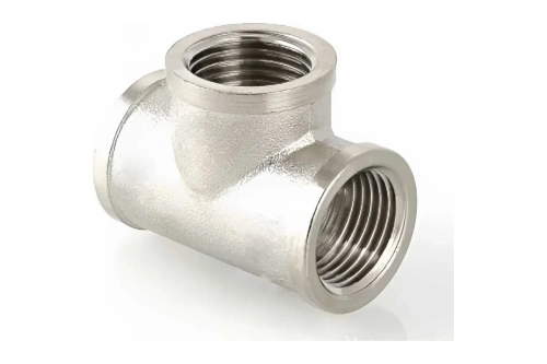 Тройник ВВВ 1/2'х1/2'х1/2' никелированный | код BFN-011-203 | Aquadeel Тройник ВВВ 1/2'х1/2'х1/2' никелированный | код BFN-011-203 | Aquadeel