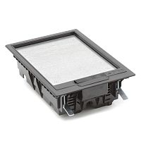 Лючок напольный c изменяемой глубиной, 12 модулей | код 88312 | DKC