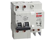 Дифференциальный автоматический выключатель АД-2 PROxima 2 полюса, 16А, Тип AC, х-ка C, 30мА | код. DA2-16-30-pro | EKF 