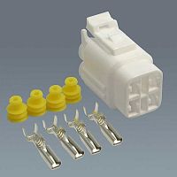 Разъём авт. соединитель RUICHI DJ7043-2-21, 12/ 24 (DC) В | код 99459 | Ruichi