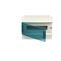 Щиток встраив. ABB MISTRAL41F 12M, прозр. дверь, IP41, +PE+N(12 клемм), 320x250x108мм | код 1SLM004101A1203 | ABB