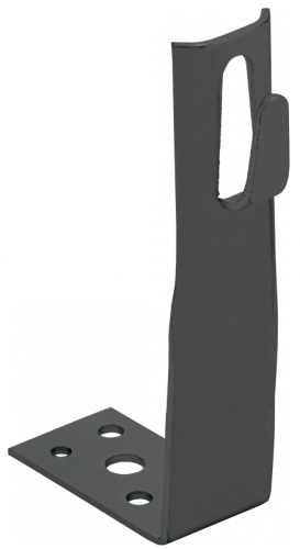 Дер. пр. кр. 6-8мм угловой h=150мм оц. сталь TD IEK | код ZDP87-13-1-68-150 | IEK