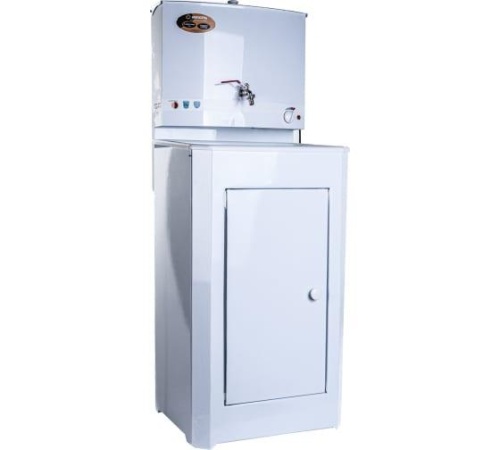 Умывальник дачный ЛЮКС, с подогревом, пластиковая мойка, цвет белый, , Шт | код 74/4/4 | ВИХРЬ