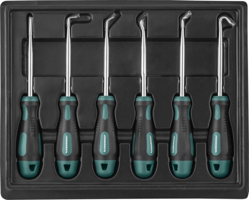 AI030027 Набор крючков для демонтажа уплотнительных колец, 6 предметов | код AI030027 | JONNESWAY