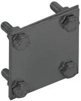 Заж. крес. пол.-пол. 30мм оц. сталь TD IEK | код ZCC63-13-1-30 | IEK