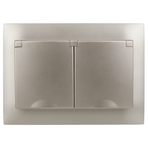 SKANDY Роз. 2-я с кр. 16А в сб IP44 SK-R12Sh шамп. IEK | код SK-R26-16-44-K37-F | IEK фото 5 SKANDY Роз. 2-я с кр. 16А в сб IP44 SK-R12Sh шамп. IEK | код SK-R26-16-44-K37-F | IEK фото 5