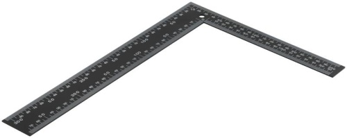 Угольник столярный цельно-металлический крашеная шкала 200x300 мм | код 19622 | FIT фото 2