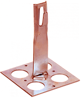 Дер. пр. кр. 6-8мм пл. кр. h=150мм медь IEK | код ZDP85-50-1-68-150 | IEK