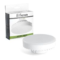 Лампа светодиодная LED 25вт GX70 белый таблетка | код 38269 | Feron