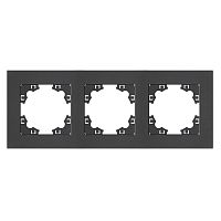 Рамка 3-м Афина универс. графит | код A0045-Gr | Universal