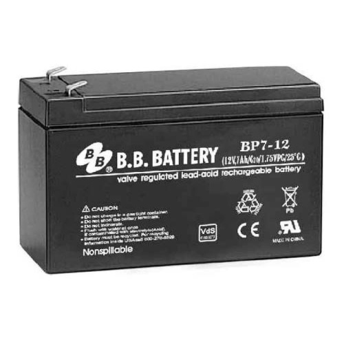 Аккумулятор BP 7-12 | код 00-00013827 | B.B.Battery
