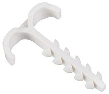 Дюбель-хомут Т-образ. 4-12мм нейлон бел. (уп.100шт) | код. UDH11-04-12-100-K01 | IEK