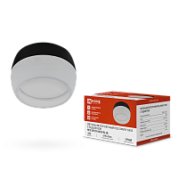 Светильник потолочный НПБ DECO-GX53-RL-BL под GX53 90х52мм черный IN HOME | код 4690612046433 | IN HOME