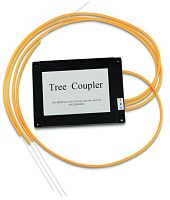 Сплиттер (разветвитель ответвитель) оптический 1х3 одномод. равномерный 1310/1550 3 m 3 mm неоконцованный, Hyperline FO-SPL-1x3-E11-3.0-3M | код 45029 | Hyperline