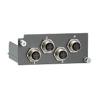 Модуль PM-7200-4M12 Interface Module with 4 10/100BaseT(X) ports with M12 connectors | код 00-06024827 | MOXA