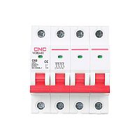 Модульный автоматический выключатель YCB9-63 50А 4P 4,5кА D | код A030124 | CNC