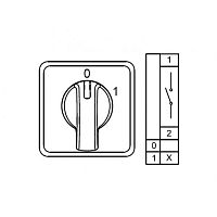 800 001, CS015090S, Двухпозиционные Переключатели Вкл-Выкл (0-1), 1 FAZ 16 A 60градус. | код 0.0.0.8.00001 | KLEMSAN