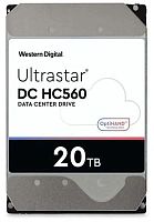Жесткий диск WD SAS 3.0 20TB 0F38652 WUH722020BL5204 Server Ultrastar DC HC560 512E (7200rpm) 512Mb 3.5 | код 2054952 | WD