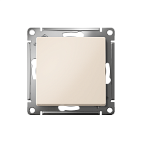 ATLASDESIGN ВЫКЛЮЧАТЕЛЬ с самовозвратом, сх.1, 10АХ, быстрозажимные клеммы, БЕЖЕВЫЙ | код ATN000215S | Systeme Electric