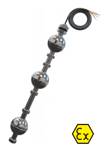 Датчик уровня поплавковый ПДУ-3.3.600.250.150/30-ЕХ | код 149867 | ОВЕН