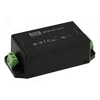 Источник питания AC-DC, 80.4Вт, вход 80…264В AC, 47…63Гц / 113…370В DC, выход 12В/6700мА, КПД 92%, ток утечки <100мкА/264В AC, изоляция 4000В AC, в корпусе 109х52х33.5мм, -30…+80С, клем. колодка | код MPM-90-12ST | MeanWell