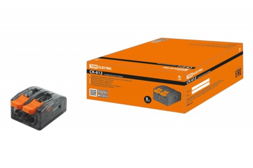 Соединительная клемма СК-612 (2,5мм2) TDM | код SQ0527-0021 | TDM