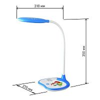 Светильник NLED-433-6W-BU Фиксики"настол. син. ЭРА Б0028462