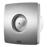 Вентилятор вытяжной D100, панель из нержавеющей стали, с обратным клапаном | код BAFS - 100 | Ballu