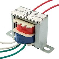 Трансформатор 50гц RUICHI EI28*15 220v to 2x12v 1W, крепление на 2 винта | код 97725 | Ruichi