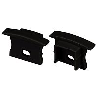 Заглушка LINE-2315-F с отверстием BLACK (Arlight, Пластик) | код 44280 | Arlight