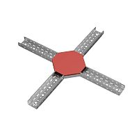 Крышка для ответвителя X-образ. осн.100 "ПЛЮС" KXDplus100 INOX304 КМ PL6573